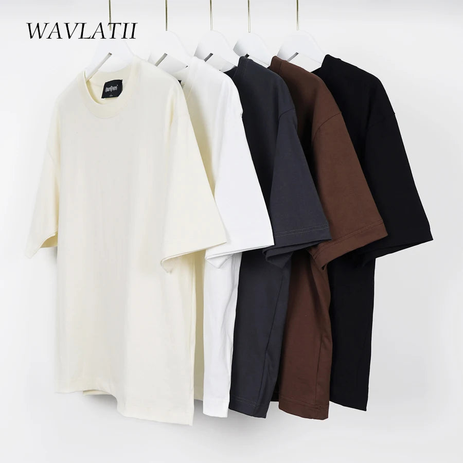 WAVLATII Basic Oversized Tee