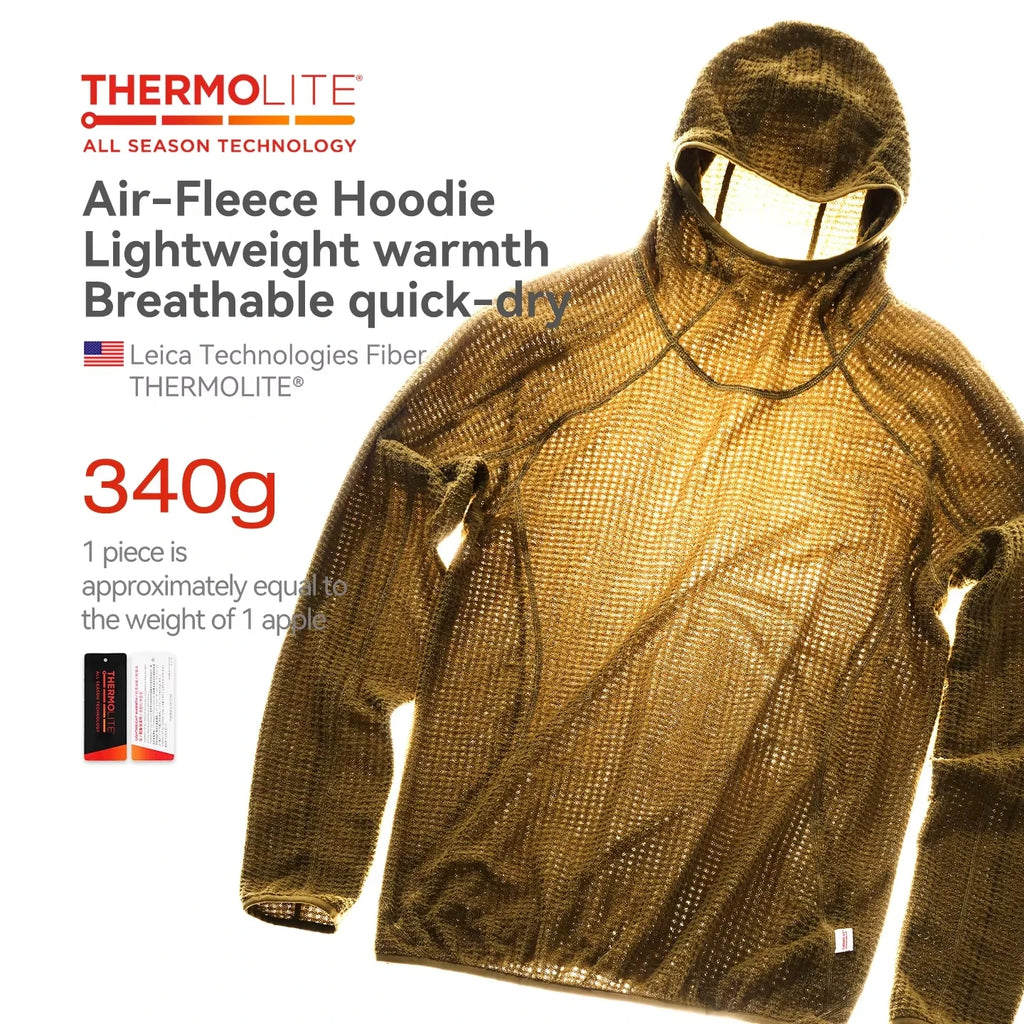 Thermolite® Thermal Hoodie, Fleece Hoodie, Unisex, Lightweight Warm