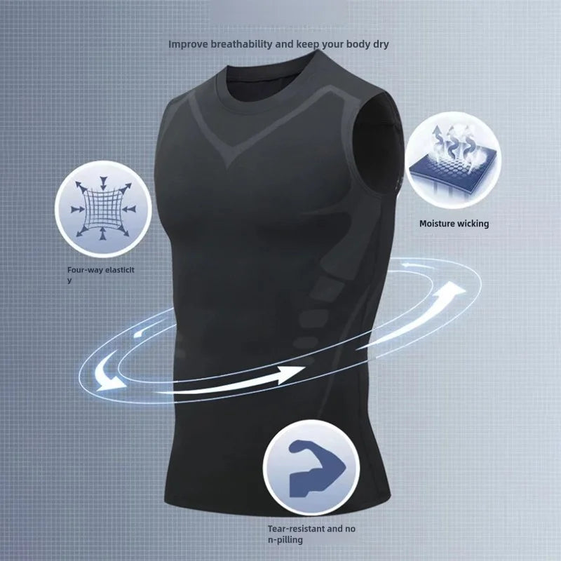 Men's Gym Compression Vest