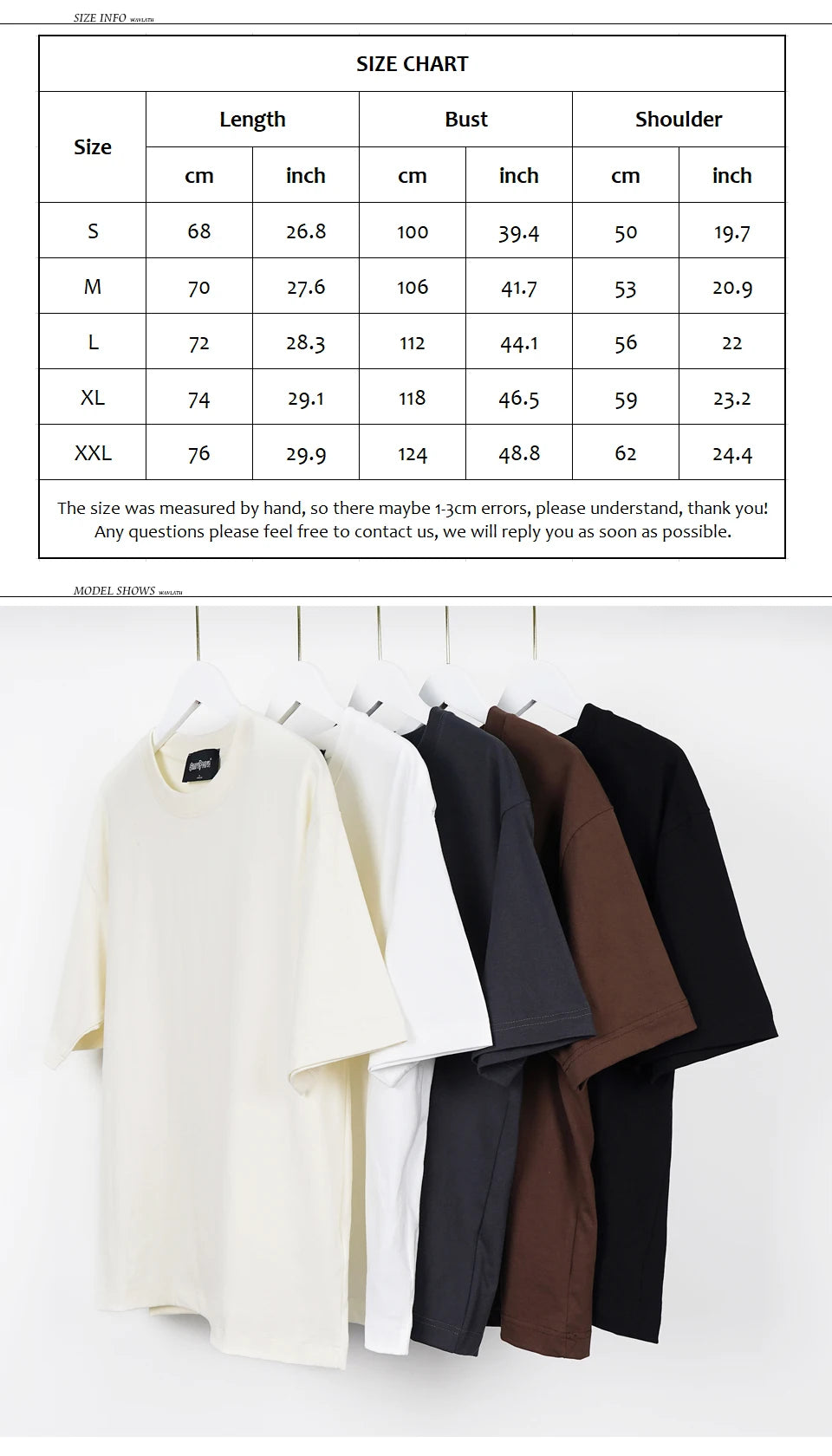WAVLATII Basic Oversized Tee