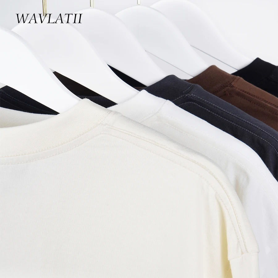 WAVLATII Basic Oversized Tee