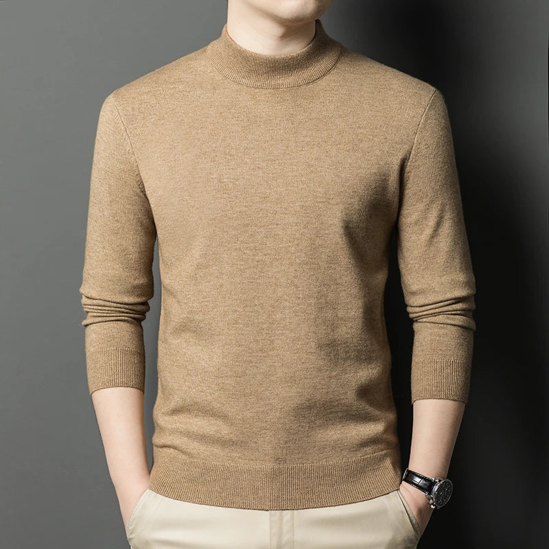 Men's Mock Neck Sweater