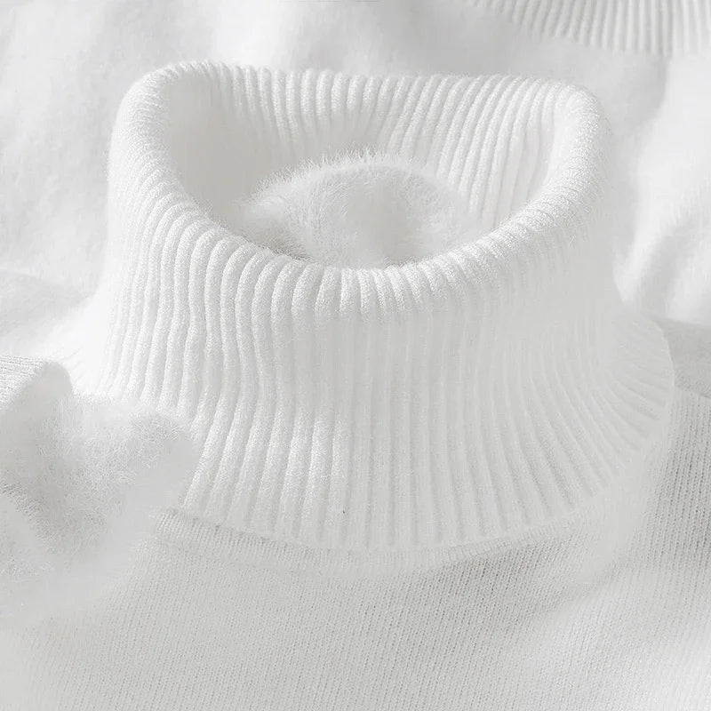 Men's Turtleneck Knit Sweater