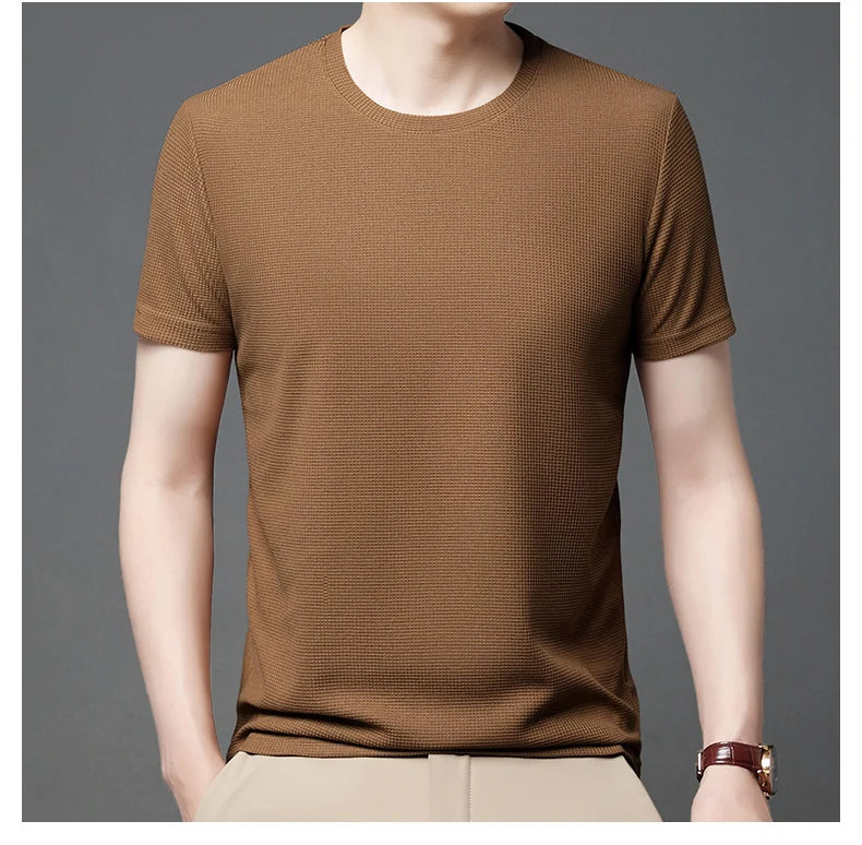Relaxed Fit Waffle Tee